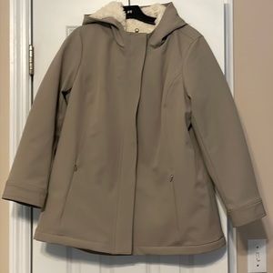 J. Jill Tan Hooded Coat